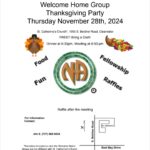 Welcome Home Group Thanksgiving Day Party