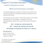 FRCNA 36 June 2017 Support Committee Meeting